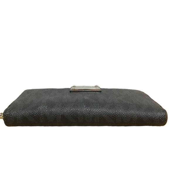 Michael Kors Jet Set Monogram Continental Zip Around Wallet Vintage - Picture 8 of 9